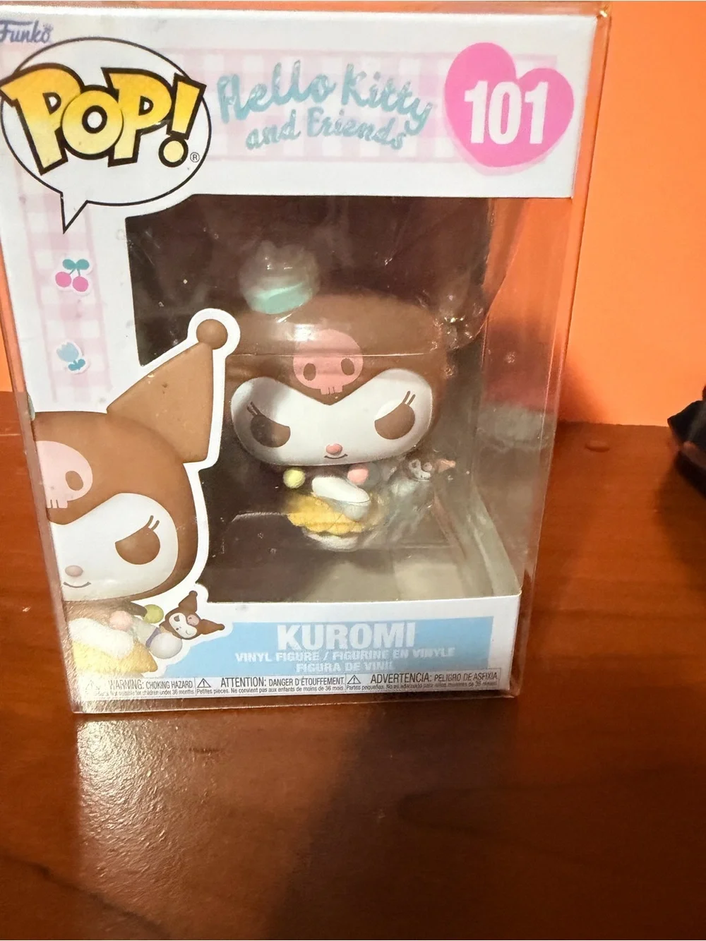 Funko Kuromi Vinyl Figure - Brown, Pink & Yellow